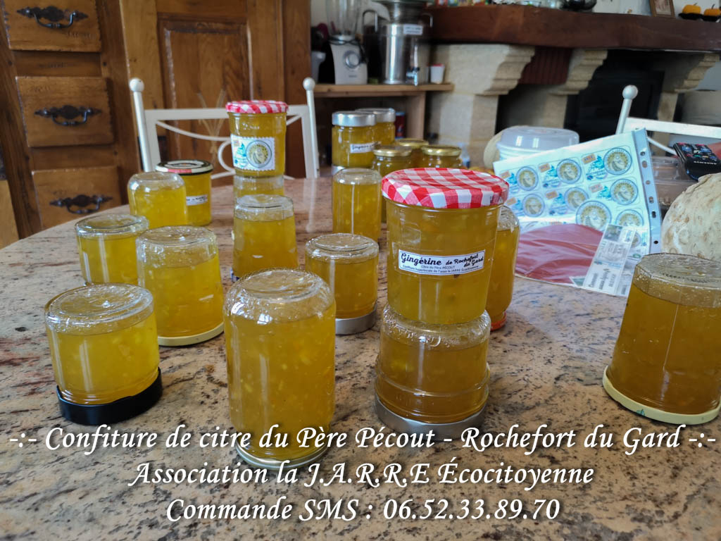 Confiture De Citre Ging Rine Du P Re P Cout La Jarre Cocitoyenne